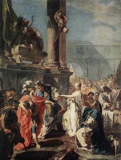 PITTONI, Giambattista The Sacrifice of Polyxena Spain oil painting art